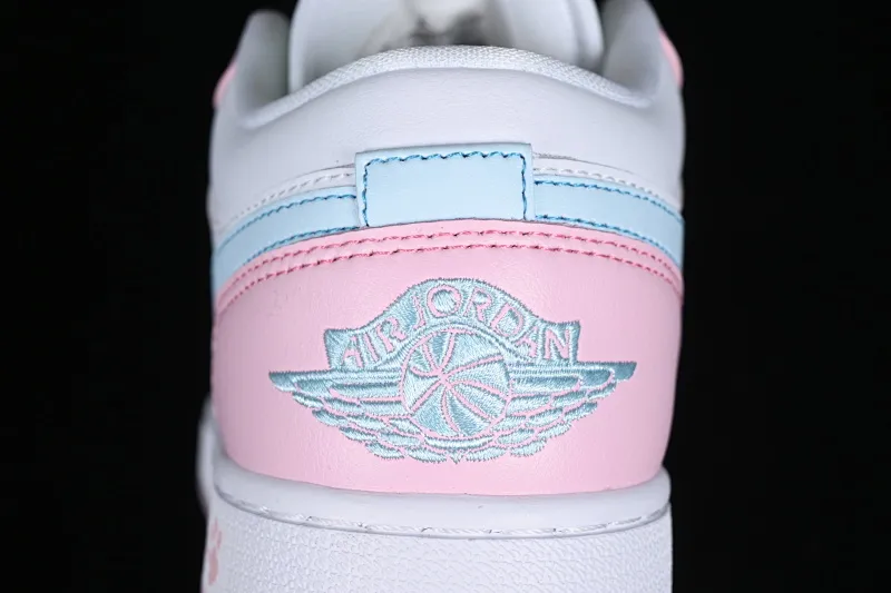 All categories Air Jordan Jordan series basketball shoes Air Jordan 1 Low Z version Air Jordan 1 Low "White/Pink Foam/Glacier Blue" AJ1 Joe 1 Valentine's Day low-top cultural casual sneakers HM3706-141